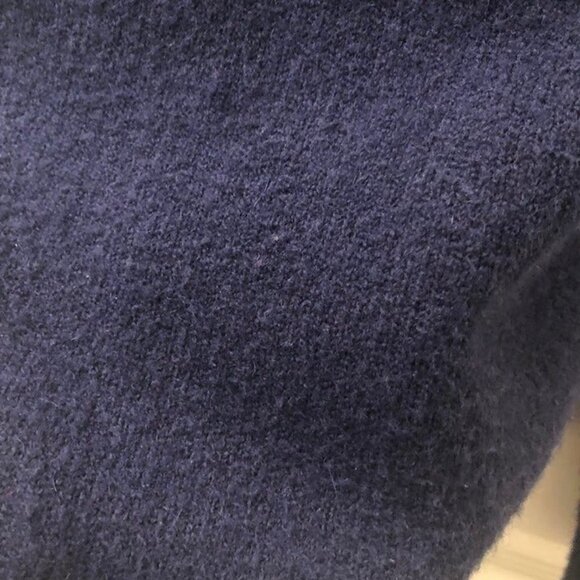 Vintage J Crew Women's Turtleneck Sweater Alpaca Wood Fair Dale Style Size Small - Picture 12 of 12